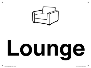Dementia lounge sign